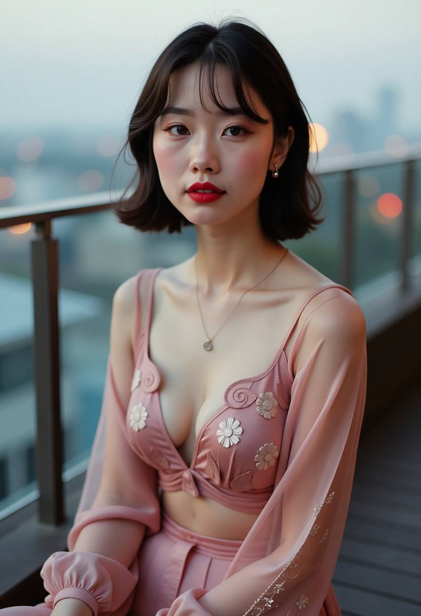 安检线外的她
